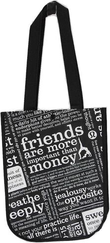 Lululemon Black Manifesto Small Reusable Tote Carryall Gym Bag in Saudi Arabia