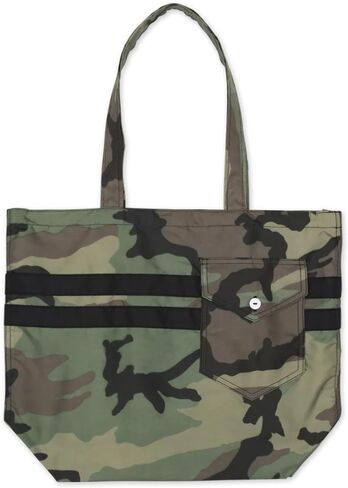 حقيبة نايلون - مموهة/مموهة باللون الأسود in Kuwait