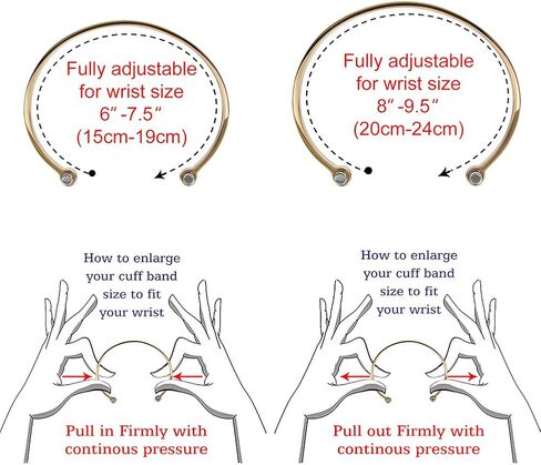 WISTIC Couples Lovers Sweetheart Open Simple Adjustable Cuff Bracelets Declaration of Love Oath Promise Polished Chunky Bracelet Stainless Steel Gold Rose Gold Silver Plated Bangle for Women and in Kuwait