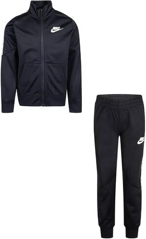 Nike Little Boys Allover Futura Camo Print Full Zip Jacket and Pant 2 Piece Tricot Set in Saudi Arabia