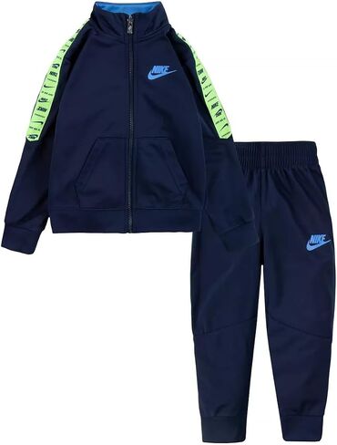 Nike Little Boys Allover Futura Camo Print Full Zip Jacket and Pant 2 Piece Tricot Set in Saudi Arabia