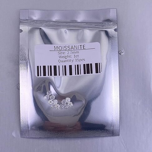 Loose Moissanite 1ct Sealed Packet Best Quality DEF Color and VVS Clarity Moissanite Diamond (1.00 MM) in Kuwait