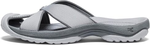 KEEN Women's Bali Slip On Closed Toe Flip-Flops, Alloy/Steel Grey, 10 in Saudi Arabia