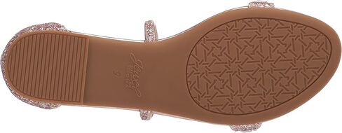 Jewel Badgley Mischka Osome Glitter Flat Sandals in Saudi Arabia