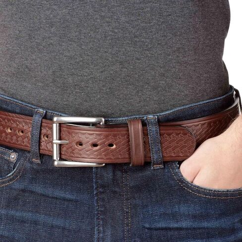 حزام جلد رجالي من Bullhide Belts للمناسبات الكاجوال والفستان بعرض 1.75 سم in Kuwait