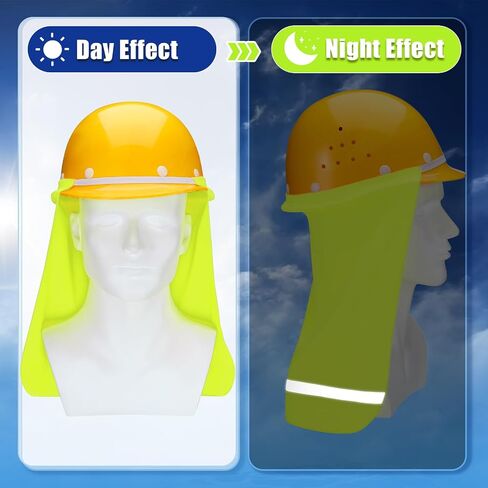 Funtery 6 Pcs UV Neck Sun Protection Reflective Strap Hat Drape Neck Protection Adjustable Neck Sun Protector for Outdoor in Saudi Arabia