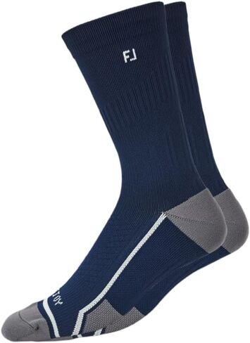 FootJoy Men's TechD.R.Y. Crew, Navy, Fits-Shoe Size 7-12 in Saudi Arabia