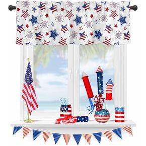 ALAGEO Valentines Valances Pink Gnomes Kitchen Curtain Valances Love Heart Balloon Window Curtain Short Topper Curtains for Valentines Day Decor Wedding Party 1 Panel 54x18 inch in Kuwait
