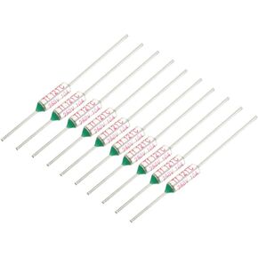 uxcell 250V 10A 121 Celsius Circuit Cut-off Temperature Thermal Fuse 10 Pcs