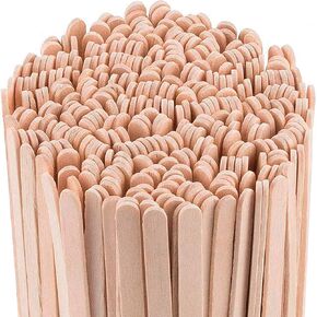 Coffee Stirrers Sticks, Natural Birch Wood 1000 Count, 5.5", BPA Free Eco-Friendly Beverage Stirrers (5.5Inches / 1000PC)