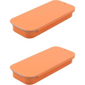 2Pack Portable Dental Floss Holder,Empty 3.2 * 1.3 * 0.5inch / 8 * 3.4 * 1.2cm Reusable Floss Case,Dental Floss Dispenser for Travel, Hotel(Silver)