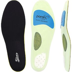 Unisex Men&Women Running Active Series All-Purpose Sport Fitness Comfort Energy Arch Support Insoles Poron Forefoot Cushioning Shock Absroption Insert Wide&Plus Size