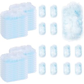 40Pcs Disposable Duster Refills, Electrostatic Fluffy for Cleaning Replacement Refills Bulk for Home Office Ceiling Surface Corner Dusting
