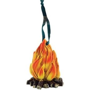 Camping Camp Fire Figure Collectible Ornament, 2-inch, Tree Decoration by Home Collection