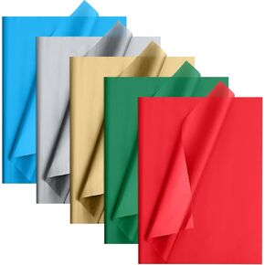 100 Sheets Orange Brown Tissue Paper Autumn Pumpkin Maple Leaves Wrapping Paper Assorted Colors Paper for DIY Harvest Birthday Wedding Party Crafts,13.8 x 19.7" (Orange Polka Dot Series)