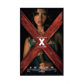 X A24 2022 ملصق فيلم الرعب ملصقات فنية رائعة لتزيين الحائط للغرفة الجمالية - ملصق غير لامع هدية بدون إطار 11 × 17 بوصة (28 سم × 43 سم)