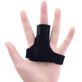 Hilph Trigger Finger Splint, Finger splints for Thumb, Index, Middle, Ring and Pinky, Finger Support Brace for Tendonitis, Stiffness, Curved, Bent, Fit for Left Or Right Hand, 1 Pair (Long Version)