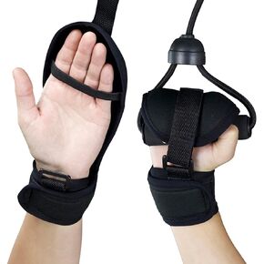 Vive Finger Splint Brace - Stroke Rehabilitation Glove for Elderly Patients - Hand Therapy Recovery Equipment - Physical Aid for Active Grip Support & Stability for Hemiplegia, Quadriplegic, Paralysis in Kuwait