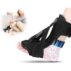 Plantar Fasciitis Night Splint, Plantar Fasciitis Relief Brace for Women And Men Foot Drop And Achilles Tendonitis Brace Comfortable & Adjustable in Saudi Arabia