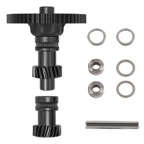 FYSETC Upgrade Sherpa Mini R2 Gear Kit - Nano-Coating Extruder Gear Replacement: Integrated Hardened Steel Helical Dual Gear Extrusion Part Direct Drive Extruder Accessory One-Piece Shaft Design