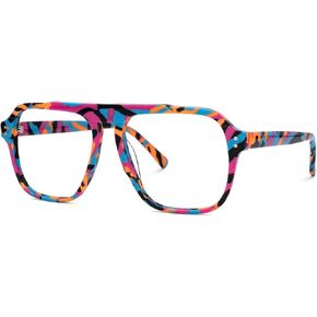 VOOGLAM Aviator Blue Light Blocking Glasses for Women Men Anti UV Eyestrain Eyewear Sosa