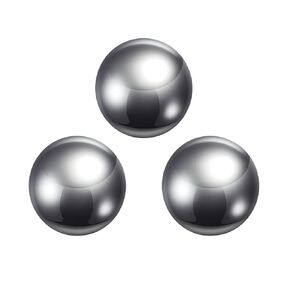 HARFINGTON 3pcs Precision Balls 28mm Diameter G10 Chrome Steel Ball for Bearings, Silver