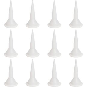 Red Devil 1049 Plastic Sausage Caulking Gun Nozzles, 4 Inch, 12 Pack