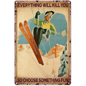 Vintage Beach Surf Metal Plaque Poster And She Lived Happily Ever After Retro Metal Tin Sign Plaque Wall Decor Gift For Bathroom Restaurant Farm Bedroom Cafe School 8x12 Inch
