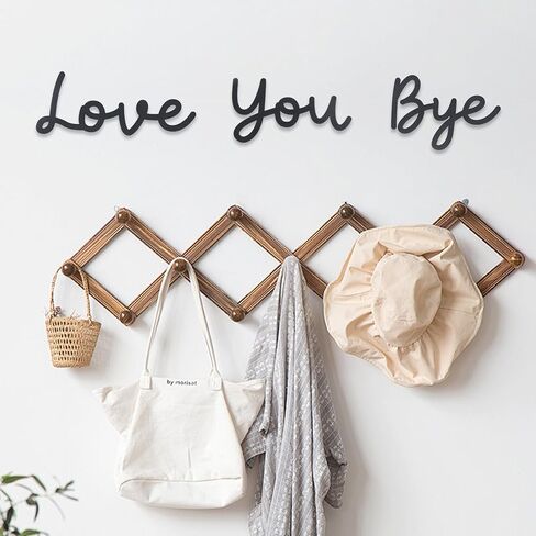 OYEFLY Love You Bye Wood Sign,Express Love and Warm for Your Family Lovers Wall Art Decor (Medium, style 1) in Kuwait