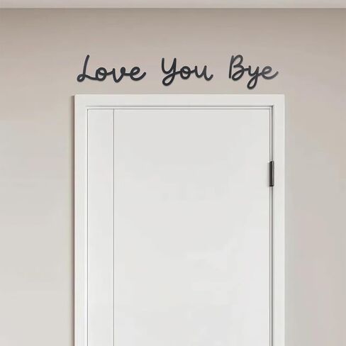OYEFLY Love You Bye Wood Sign,Express Love and Warm for Your Family Lovers Wall Art Decor (Medium, style 1) in Kuwait