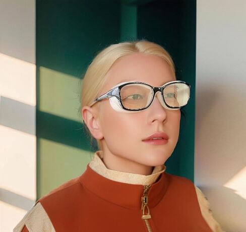 نظارات كوزي كير المرطبة للعيون الجافة تخفف من حدة النظارات مع غرف سيليكون ناعمة قابلة للتعديل لأعراض جفاف العيون (بريق داكن) in Kuwait