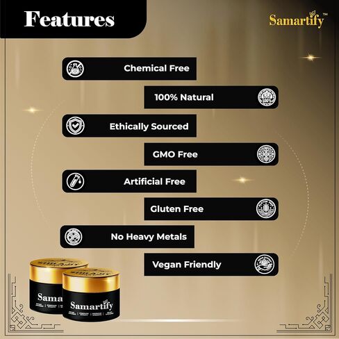Pure Himalayan Organic Shilajit Resin - Enhanced Support Shilajit Supplement for Men and Women, Authentic Shilajit Extract in Saudi Arabia