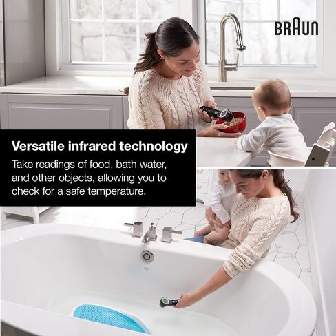 Braun No Touch and Forehead Thermometer - Touchless Thermometer for Adults, Babies, Toddlers and Kids – Fast, Reliable, and Accurate Results in Saudi Arabia