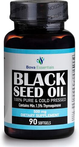 Organic Black Seed Oil - USDA Certified Cold Pressed Glass Bottle Over 1.5% Thymoquinone 3X strength Turkish Black Cumin Nigella Sativa non-GMO 100% Pure Blackseed Oil (1oz Dropper Bottle) in Saudi Arabia