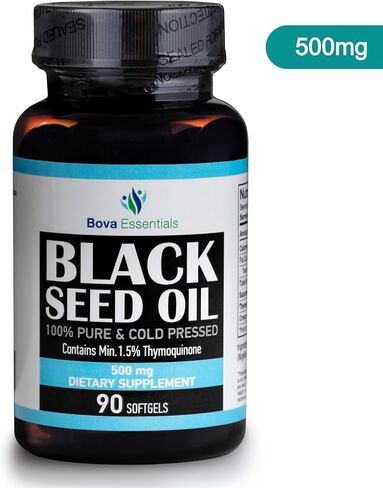 Organic Black Seed Oil - USDA Certified Cold Pressed Glass Bottle Over 1.5% Thymoquinone 3X strength Turkish Black Cumin Nigella Sativa non-GMO 100% Pure Blackseed Oil (1oz Dropper Bottle) in Saudi Arabia