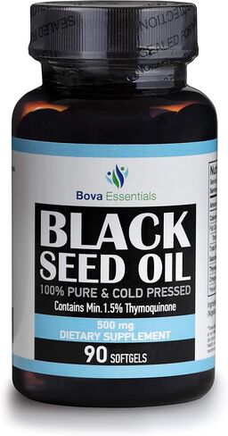 Organic Black Seed Oil - USDA Certified Cold Pressed Glass Bottle Over 1.5% Thymoquinone 3X strength Turkish Black Cumin Nigella Sativa non-GMO 100% Pure Blackseed Oil (1oz Dropper Bottle) in Saudi Arabia