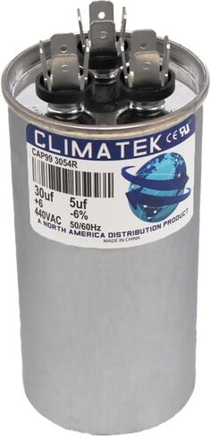 ClimaTek Round Capacitor - fits Coleman # 024-24778-700 S1-02424778700 | 30/5 uf MFD 370/440 Volt VAC in Saudi Arabia