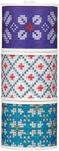 KOKUYO Bobbin Washi Tape, Masking Tape, Embroidery, Pack of 3, Japan Import (T-B1115-9-3S) in Saudi Arabia