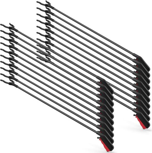Norme 20 جهاز كمبيوتر شخصى أداة المنتزع الوصول السائبة، 31.5 مقبض طويل المنتزع القمامة المنتقى لكبار السن، خفيفة الوزن سهلة الاستخدام المساعدة نونسليب مخلب المنتزع أداة لتمديد الذراع 360 الدورية عصا التقاط in Kuwait