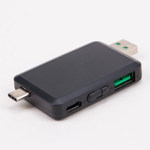 ZORZA قطعة واحدة من جهاز اختبار الطاقة USB من النوع C وشاشة LCD الرقمية لقياس الجهد الكهربي الحالي DC 4.5-36V 0-8A مراقب حالة الشحن في الوقت الحقيقي للإلكترونيات، ويدعم بروتوكولات الشحن السريع المتعددة in Kuwait