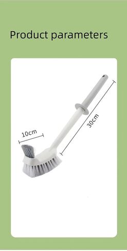 2 Pack Toilet Bowl Brush Long Handle Wall Mounted Toilet Brush Extra Long Non Slip Handle Strong Bristles Easy Under The Rim Cleaning in Saudi Arabia