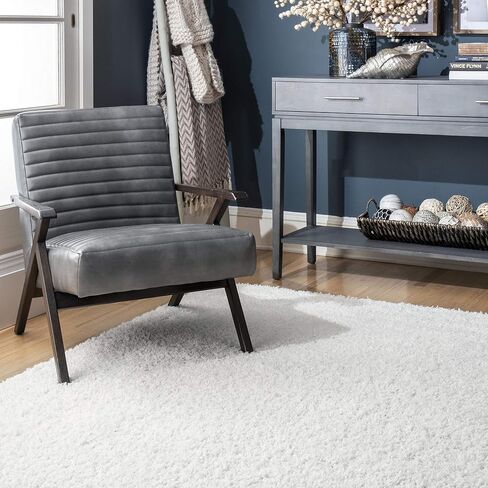 nuLOOM Arden Homely Shag Area Rug, 5x8, White in Saudi Arabia