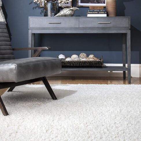 nuLOOM Arden Homely Shag Area Rug, 5x8, White in Saudi Arabia
