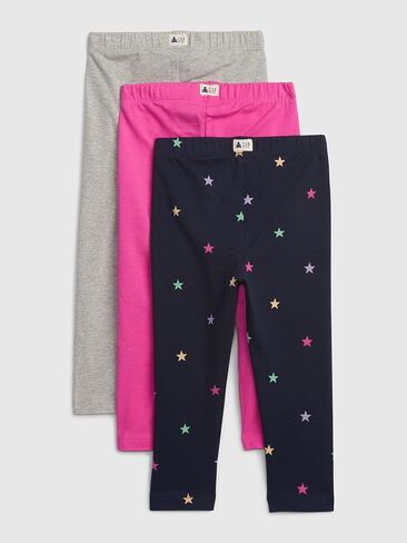 GAP Baby Girls' 3-Pack Playtime Favorites Basic Legging in Saudi Arabia