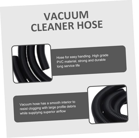 DOITOOL Vacuum Cleaner Hose Cnc Kit Flex Power Tools Vacuum Hose Extension Vacuum Cleaner Dryer Cleaning Hose Qsp Hose for Industrial Dwv9000 Mini Wet Dry Vac Pvc Universal Tube in Saudi Arabia