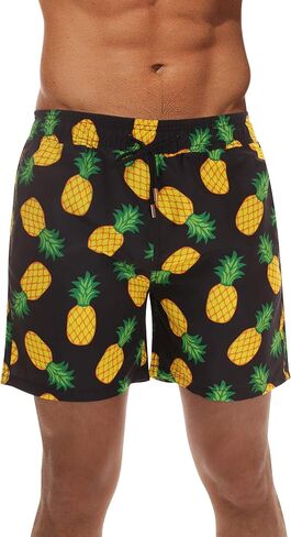 Whiskey and Oak Men’s Swimming Trunks Shorts with Pockets Quick Dry Bathing Suit in Saudi Arabia