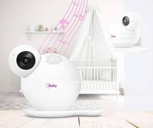 iBaby M2C WiFi Baby Monitor Camera with FHD Audio 1080P with Night Vision Wall Mount Kit Included 2021 Updated Video Audio Quality with Motion Crying Alerts, White in Kuwait