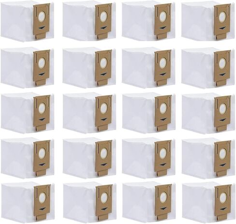20 Pack Disposable Dust Bag for ECOVACS Deebot T8 AIVI / T8 Max/ N8 Pro Plus / N8 Pro / DX93 / DDX96/N10 Plus Robot Vacuum and Mop Cleaner, Replacement T8 Bags for Ecovacs Deebot, for Yeedi K781+ in Saudi Arabia