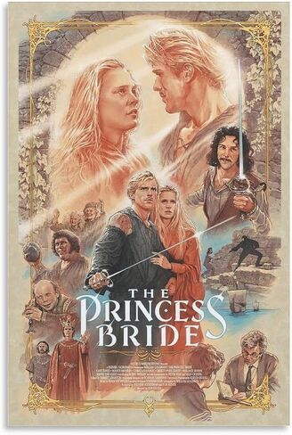 Maisifa The-princess Bride Movie Poster Canvas Wall Art Room Aesthetics HD Modern Decorative Painting For Teens Bedroom Liveroom Dorm Deco 12x18inch(30x45cm), Unframe-style in Saudi Arabia