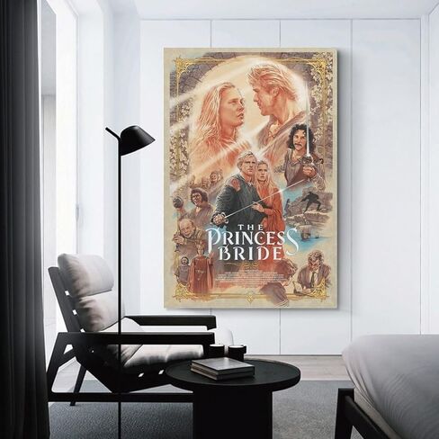 Maisifa The-princess Bride Movie Poster Canvas Wall Art Room Aesthetics HD Modern Decorative Painting For Teens Bedroom Liveroom Dorm Deco 12x18inch(30x45cm), Unframe-style in Saudi Arabia
